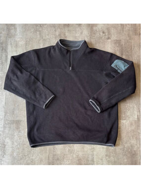Arc’teryx Covert Fleece Sweater Quarter Zip Sweater Mens XL Black